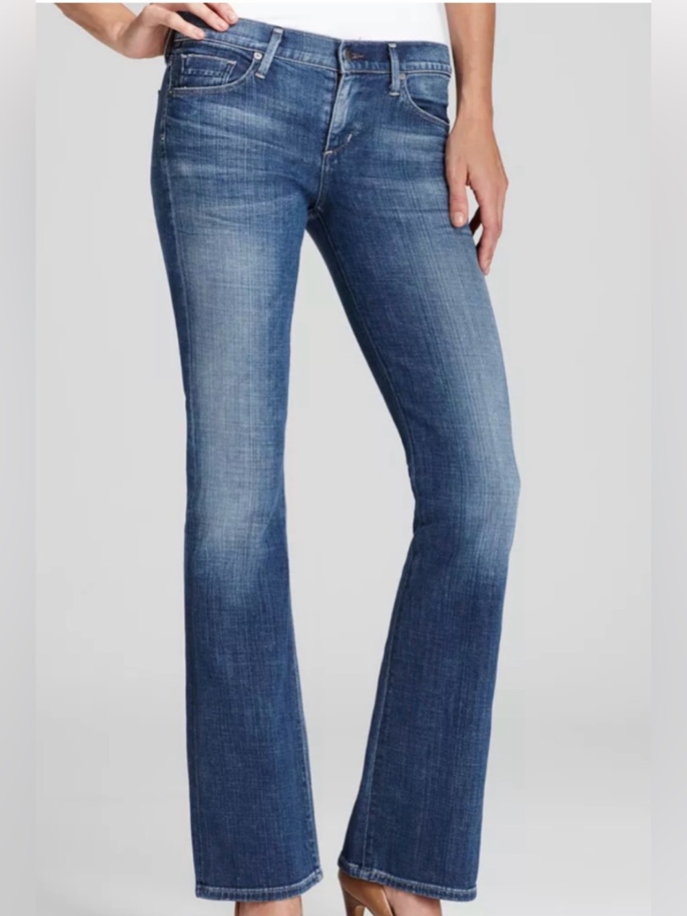Citizens of Humanity Dita Petite Bootcut Mid-rise Denim Jeans Made in USA 28